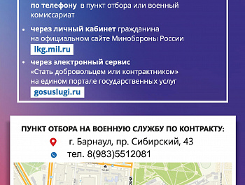 Военная служба по контракту-ЭТО ДЕЛО